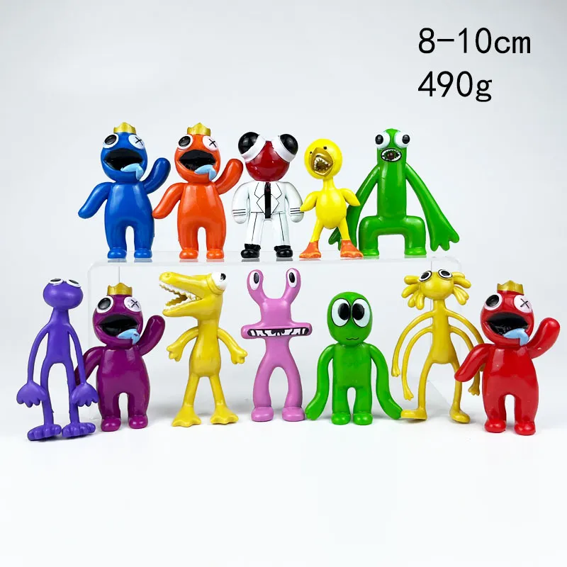 6-12pcs Rainbow Friends Action Figure Toy Set Roblox Anime Jogos Pvc  Figurine S