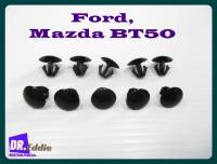 #กิ๊บยางฝากระโปรง เซ็ท 10 ชิ้น // FORD , MAZDA BT50 Rubber Clip Lock Car Hood 10 PCS.