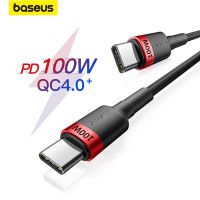 Baseus USB C to USB Type C Cable for MacBook Pro Quick Charge 3.0 100W PD Fast Charging for Samsung Xiaomi mi Charge Cable Cables  Converters