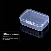 PP Plastic Box Rectangular Translucent Packaging Box White Storage Box Material Box With Small Cover V1X0