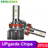 YHKOMS H4 H7 LED Motorcycle Headlight H1 H11 Moto Light HiLo Motor Bike Headlamp 6500K 6000K White Driving Lights Motor