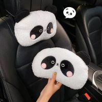 Cartoon Cute Animal Panda Car Neck Pillows Auto Seat Headrest Rest Cushion Plush Car Pillow For Most Models Vehicle Accessories