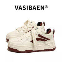 COD  ✥VASIBAEN ยอดนิยมใหม่ผู้หญิงหนาสีขาวบอร์ดทุกการแข่งขันกีฬารองเท้าวิ่งสบาย ๆ กันลื่น☟