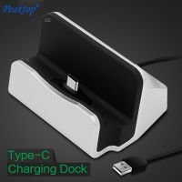 ร้อน hanoe413 - /สำหรับ Oneplus 5T 6 Type C USB IPhoneX Android Fast Sync Data Phone Charger Dock Stand Station เดสก์ท็อปชาร์จสำหรับ Huawei Xiaomi