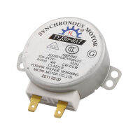 Uxcell Ac 220-240V 4W 4Rpm สำหรับเตาไมโครเวฟขนาดเล็กพร้อมกันมอเตอร์สำหรับพัดลมเครื่องเป่าลมอุ่นมอเตอร์เครื่องทำความร้อนไฟฟ้าเตาอบเผาไหม้