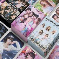 55PCS/set Kpop LE SSERAFIM ANTIFRAGILE NEW Ablum FEARLESS Girl Group Lomo Cards Photocard Cute Print Card Poster Fans Gift