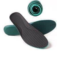 ▤ Foot Care Tool Sports Insoles Damping Absorb Sweat Inserts Cushions Soft Breathable Deodorant Leather Insoles Unisex 1 Pair