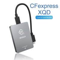 2 In 1 Cfexpress Type B เครื่องอ่านการ์ด XQD USB3.2 Gen2อะแดปเตอร์เมมโมรี่การ์ดประเภท C 10Gbps สำหรับ Sony Canon Nikon อุปกรณ์เสริมการ์ด SLR