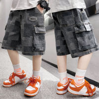 IENENS Kids Boys Summer Jeans Clothes Children Wears Shorts Casual Pants Young Infant Boy Denim Clothing Solid Short Trousers Bottoms For 4 5 6 7 8 9 10 11 12 13 Years