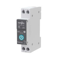 KKmoon Tuya Zigbee Intelligent Circuit Breaker รีโมทไร้สายควบคุมสวิตช์ราง Din Mobilephone APP รีโมทดูอุปกรณ์ภายในบ้านอัจฉริยะจับเวลานับถอยหลังโหมดจับเวลาพร้อมฟังก์ชั่นวัดแสงสำหรับ Alexa Google Home Voice Control