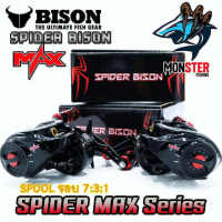 รอกหยดน้ำ BISON SPIDER MAX รอบ 7.3:1น็อปแต่ง มีระบบมีกิ๊กเสียง(สไปเดอร์แม็ก)