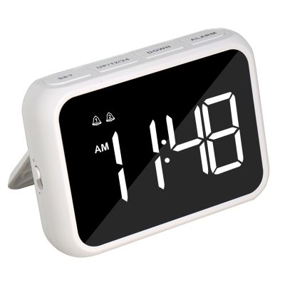 Digital Alarm Clock for Bedroom,Three Brightness Dimmer, Temperature,Snooze,Adjustable Alarm Volume,Bedside Clocks