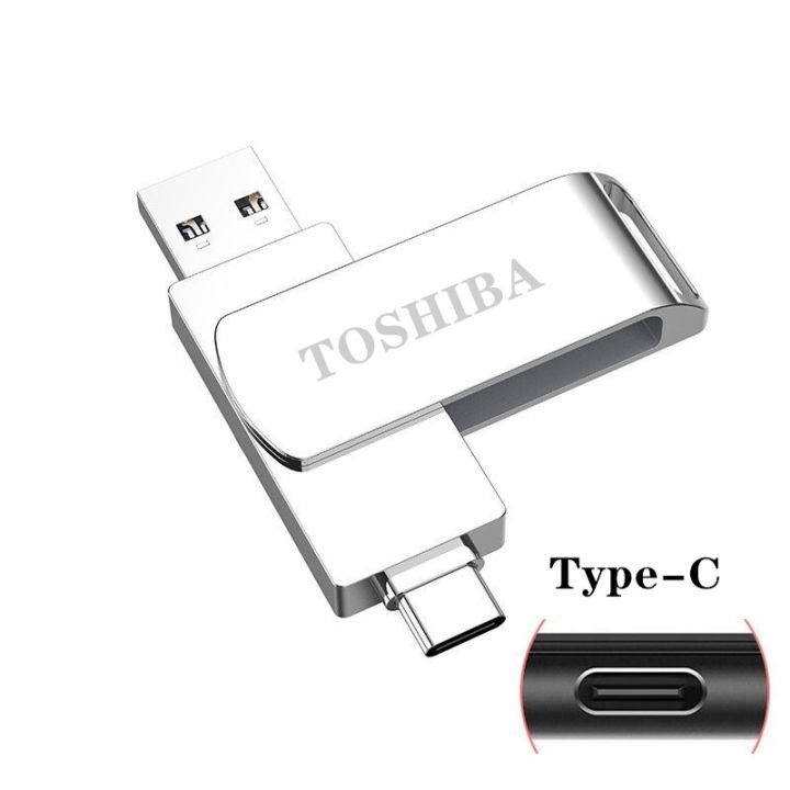 จัดส่งฟรี-cod-toshiba-2-in-1-otg-metal-512gb-type-c-micro-usb-dual-usb-flash-memory-drive-usb-2-0