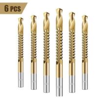 6 ชิ้น / ชุด Cobalt Drill Bit ชุดอุปกรณ์ดอกสว่านเกลียวมัลติฟังก์ชั่นสําหรับใช้ในการซ่อมแซม