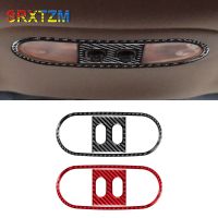 ❀ Car Reading Light Panel Trim Cover Real Carbon Fiber Sticker For Ford F150 FX4 2004 2005 2006 2007 2008 Car Accessories