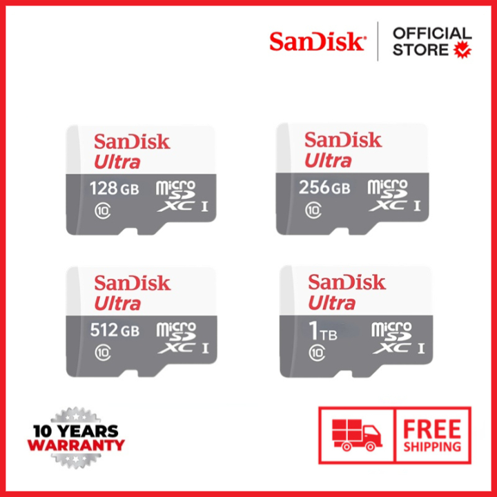 [COD]SanDisk Ultra Memory Card 128GB/256GB/400GB/512GB/1TB Micro SD SDXC Class 10