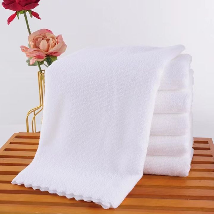 5 Pieces of Housekeeping Cleaning Towels, Two-color Coral Fleece Dish  Cloth, Random Colors