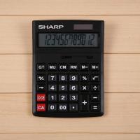 Sharp CH-G12 Large Desktop Calculator Business Office Financial Accounting Computer