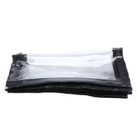 5Pcs Fishing Lure Covers Wraps,Transparent PVC Fishing Hook Protector Nylon Buckle, Plastic Soft Baits Covers for Rod