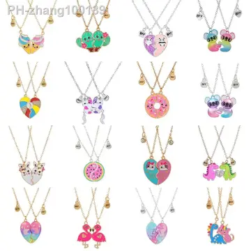 Best Friends Bff Magnetic Necklace Matching Heart Pendant Necklace  Friendship Necklace Jewelry For Girls Kids | Fruugo AE