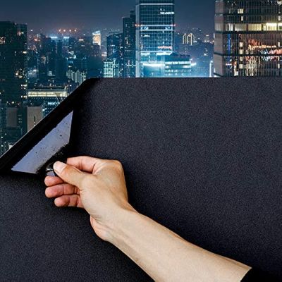 【CC】 Static Shading UV Resistant Window Film with Opaque Privacy Detachable Plastic Glass Cover