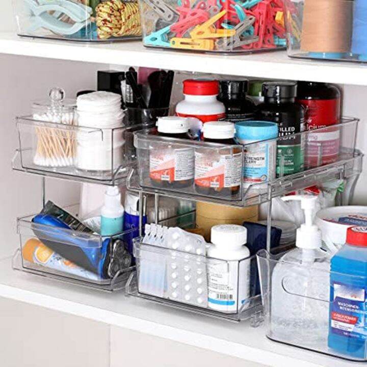 2-tier-clear-organizer-with-dividers-bathroom-vanity-counter-organizing-tray-under-sink-closet-organization