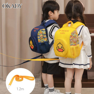 TOP☆OKADY Little Yellow Duck student bag kindergarten bag childrens leisure anti-lost backpack