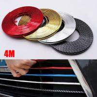 【CW】4M Styling Moulding Car Grille Impact Protection Bumper Trim Strip Tire Guard Ring Adhesive Decorative Strip Car Accessories