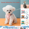 Petlifeland dây xích phản quang cho thú cưng da lộn mới áo ba lỗ dây đeo - ảnh sản phẩm 1