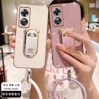 เคสนิ่มเคสสมาร์ทโฟน A78 A58 OPPO 4G 2023ใหม่พร้อมที่วางตั้งตุ๊กตาหมีน่ารักสวยสำหรับ OPPOA584G ฝาหลัง