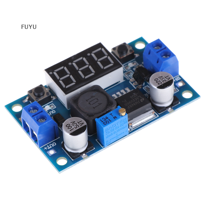 fuyu-lm2596โมดูลแปลงไฟ-dc-4-0-40ถึง1-3-37v-led-โวลต์มิเตอร์แบบ-step-down