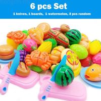 Safe Kitchen Toy Set Children Pretend Play Toy Cut Fruit Vegetable Kitchen Toy Hot Sale