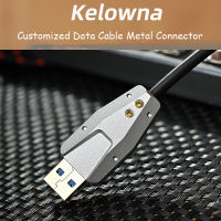 Kelowna Data Cable Metal Connector Plug USB 3.0 Mechanical Keyboard Customized Data Cable DIY Alumina CNC