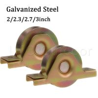 2-3 inch Sliding Gate Wheels  V Groove Caster with Bracket  Heavy Duty Internal Gate Wheels For Sliding Gate Steel Frame Furniture Protectors  Replace