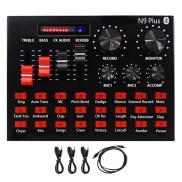 N9 External Sound Card USB Audio Karaoke Studio Recording Professional for