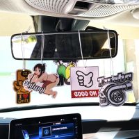 JDM Cartoon Cool Sexy Girl Car Air Freshener Car Interior Solid Paper Car Perfume Good Smell for Honda BMW Perfume