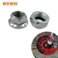 เครื่องมือเพลาด้านหน้าและด้านหลังรถจักรยานยนต์ OTOM สกรูหัวหกเหลี่ยมเหล็ก M22 M16สำหรับ CRF450R CRF250X ของฮอนด้า CRF250R ตัวยึดที่มั่นคง450X