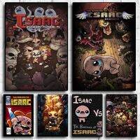 ผูกพันของ Isaac สี่วิญญาณคลาสสิกวิดีโอเกมผ้าใบจิตรกรรมศิลปะสำหรับห้องนั่งเล่นตกแต่งผนัง