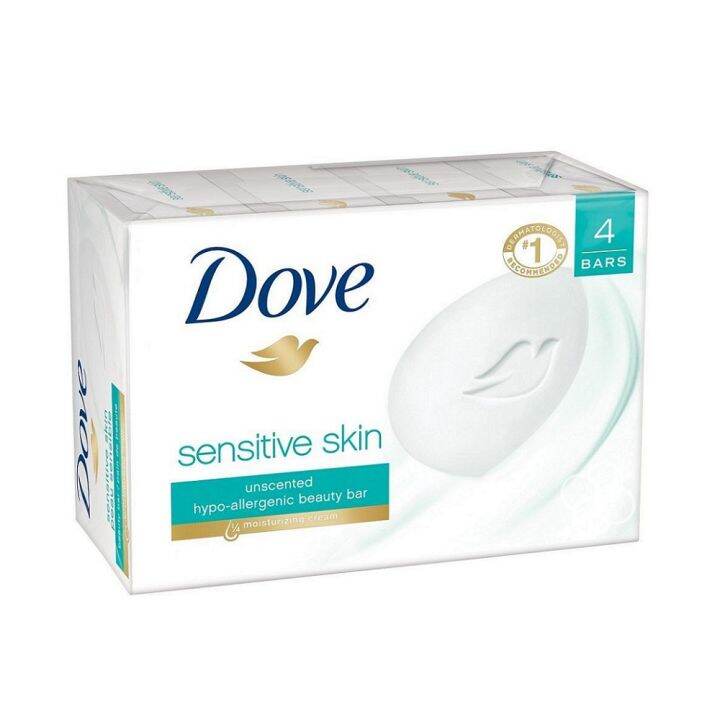 Dove Sensitive Skin Beauty Bar Soap 4 X 106g Lazada Ph