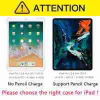 Case For Ipad Pro 12.9 With Pencil Holder 2018 2017 2015 Premium PU Leather TPU Soft Cover For Ipad Pro 12.9 2018 2020 Case+Film