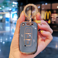 3 Buttons Smart key Case For KIA Forte Sportage K2 K5 For Hyundai Genesis Coupe Sonata ix35 Soft TPU Car Key Fob Shell Cover