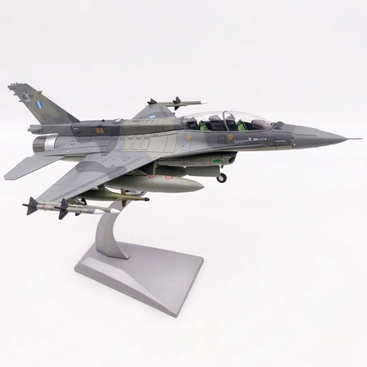 1-72แบบจำลองของอัลลอยหล่อตายสำหรับเครื่องบินทหารกองทัพอากาศกรีก-f-16d-mira-phantom-นักรบนกเหยี่ยวแสดงของขวัญ