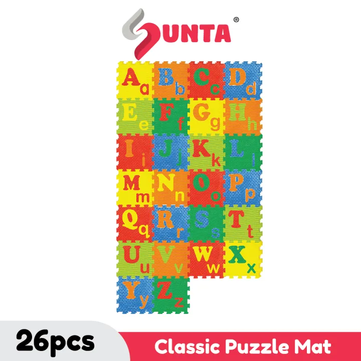 SUNTA 26pcs EVA Foam Alphabets AaZz Classic Puzzle Mat Lazada