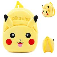 Japanese Anime TAKARA TOMY Pokemon Plush Backpack Pikachu Cartoon Figure Pattern Children High Capacity School Bag Baby Backpack