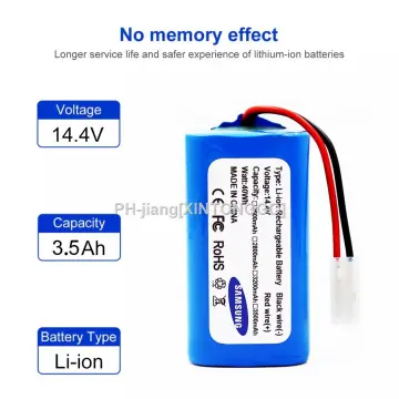 14.4V 3200mAh Rechargeable Battery For Robot Sweeper Cecotec Conga 1290 1390  New