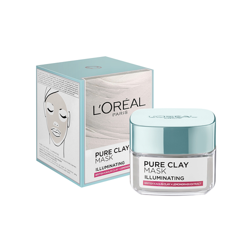 Loreal Paris Pure Clay Mask Illuminating 50ml ลอรีอัลปารีส เพียวเคลย์