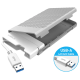 INEO USB 3.0 Tool-Free 2.5″ SATA HDD/SSD Adapter Cable & Enclosure