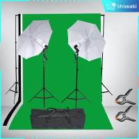 Shiwaki Photo ขาตั้งพื้นหลังร่มชุดปลั๊กอะแดปเตอร์ UK Adjustable Professional