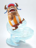 Chopper Kung Fu Point ของแท้ JP แมวทอง - Attack Motions Bandai [โมเดลวันพีช]