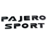 iBarod Logo โลโก้ 3D PAJERO SPORT 11 ชิ้น สีดำด้าน สำหรับ Mitsubishi Pajero Sport Montero ปี 2015-2018